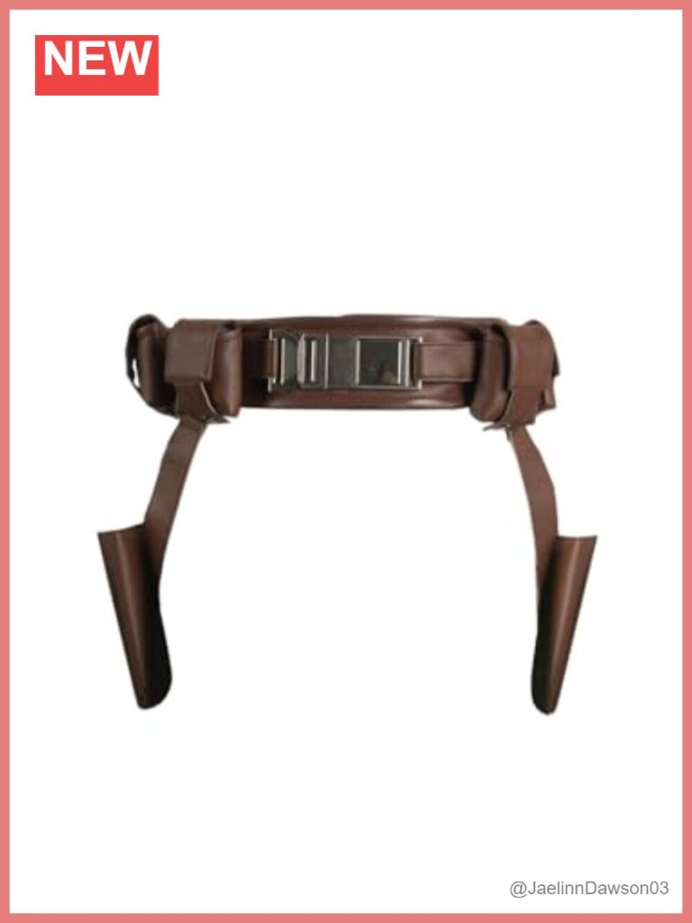 Medieval Knight Cosplay Belt Women Faux Leather Halloween Accessory